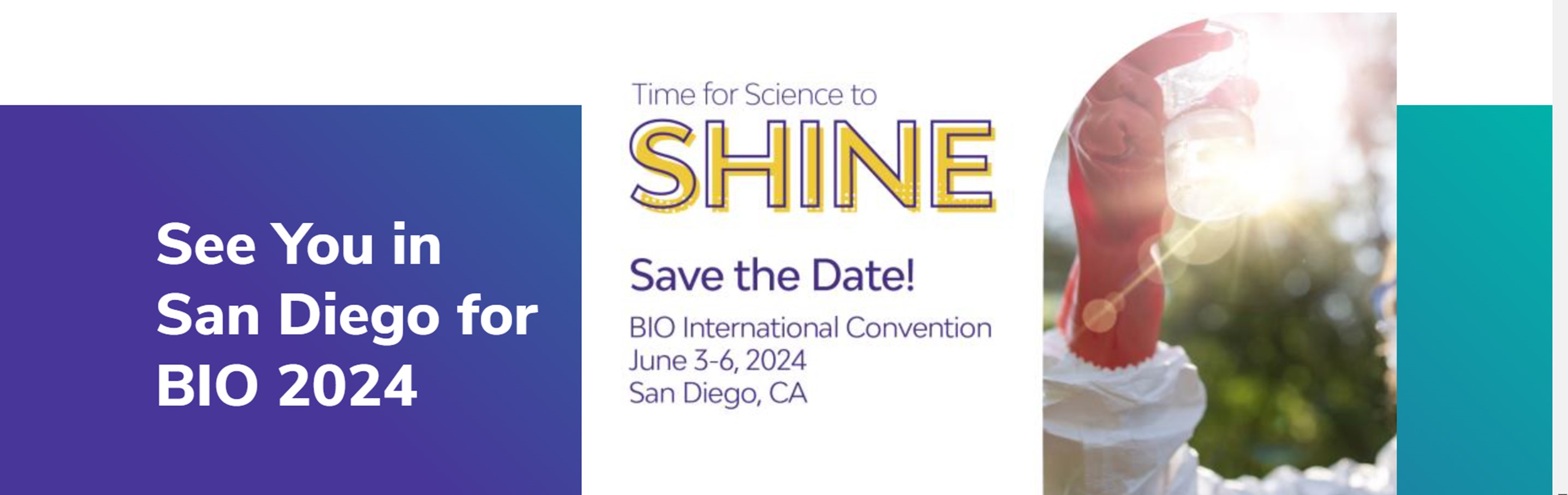 Image：Bio 2024-June 3-6, 2024・San Diego Convention Center - San Diego, CA