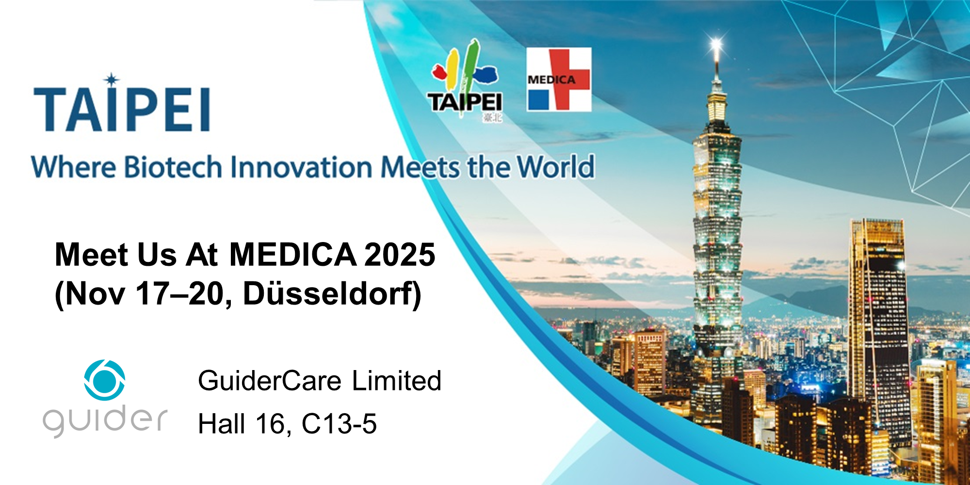 pic of welcome to visit us at MEDICA 2025